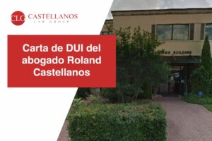 Carta de DUI del abogado Roland Castellanos